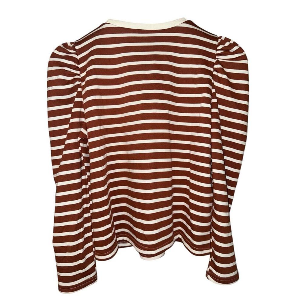 Anniewear Women’s Long-Sleeve Striped Boutique Top - Size XL - Picture 3 of 7